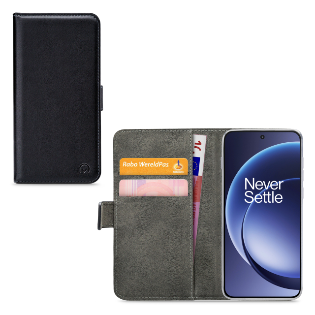 Mobilize Classic Gelly Wallet Book Case OnePlus 15R Black Mobilize Classic Gelly Wallet Book Case OnePlus 15R Black - Image 1