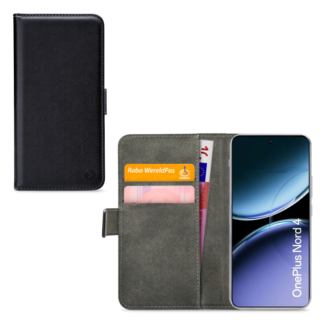 Mobilize Classic Gelly Wallet Book Case OnePlus Nord 4 Black Mobilize Classic Gelly Wallet Book Case OnePlus Nord 4 Black - Image 1