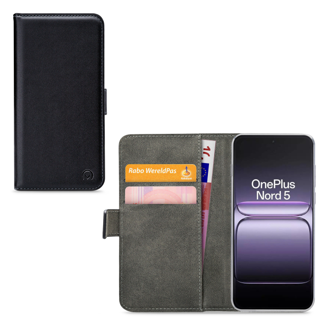 Mobilize Classic Gelly Wallet Book Case OnePlus Nord 5 Black Mobilize Classic Gelly Wallet Book Case OnePlus Nord 5 Black - Image 1