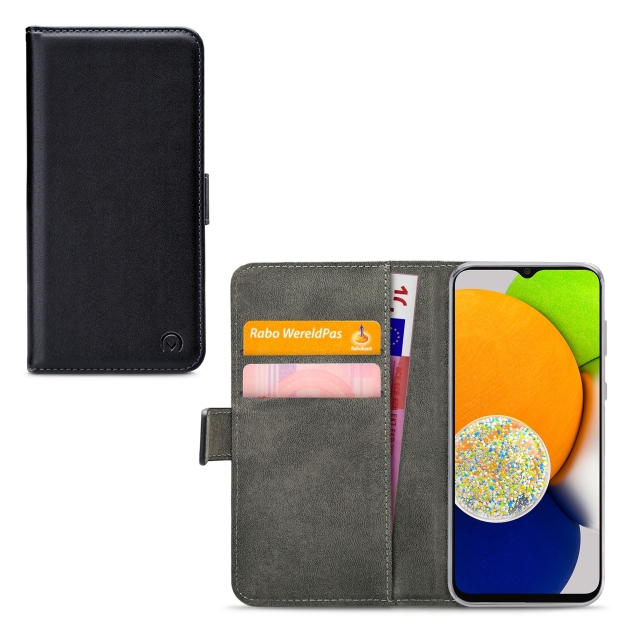 Mobilize Classic Gelly Wallet Book Case Samsung Galaxy A03 Black Mobilize Classic Gelly Wallet Book Case Samsung Galaxy A03 Black - Image 1