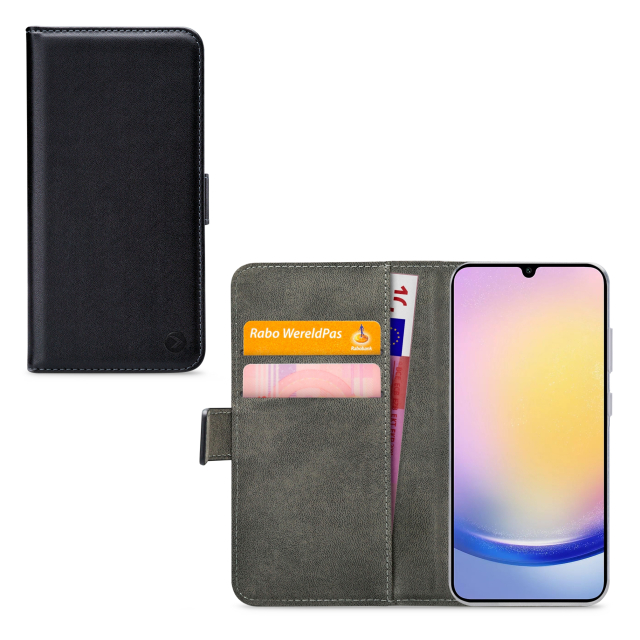 Mobilize Classic Gelly Wallet Book Case Samsung Galaxy A25 5G Black Mobilize Classic Gelly Wallet Book Case Samsung Galaxy A25 5G Black - Image 1