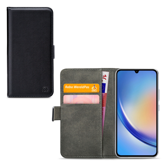 Mobilize Classic Gelly Wallet Book Case Samsung Galaxy A34 5G Black Mobilize Classic Gelly Wallet Book Case Samsung Galaxy A34 5G Black - Image 1