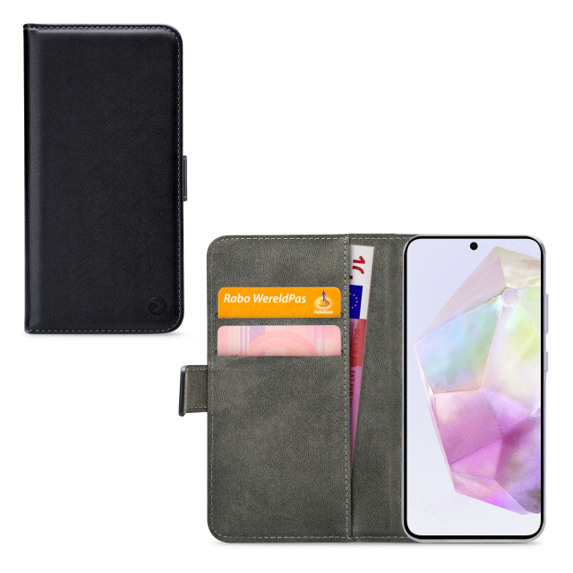 Mobilize Classic Gelly Wallet Book Case Samsung Galaxy A35 5G Black Mobilize Classic Gelly Wallet Book Case Samsung Galaxy A35 5G Black - Image 1
