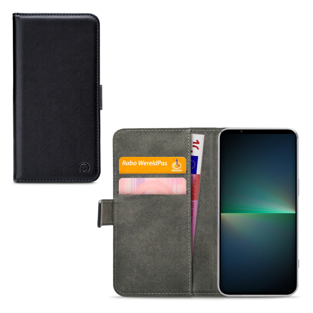 Mobilize Classic Gelly Wallet Book Case Sony Xperia 5 V Black Mobilize Classic Gelly Wallet Book Case Sony Xperia 5 V Black - Image 1