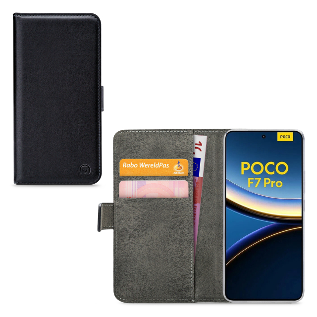 Mobilize Classic Gelly Wallet Book Case Xiaomi Poco F7 Pro Black Mobilize Classic Gelly Wallet Book Case Xiaomi Poco F7 Pro Black - Image 1