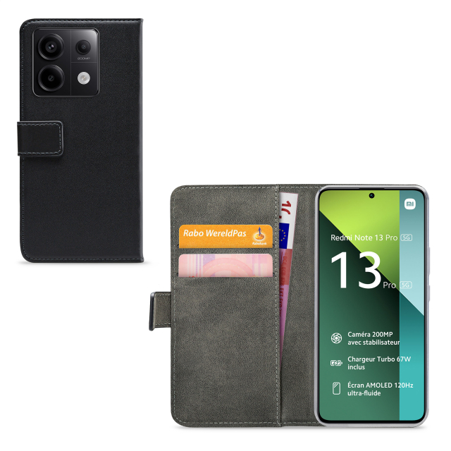 Mobilize Classic Gelly Wallet Book Case Xiaomi Poco X6 5G/Redmi Note 13 Pro 5G Black Mobilize Classic Gelly Wallet Book Case Xiaomi Poco X6 5G/Redmi Note 13 Pro 5G Black - Image 1
