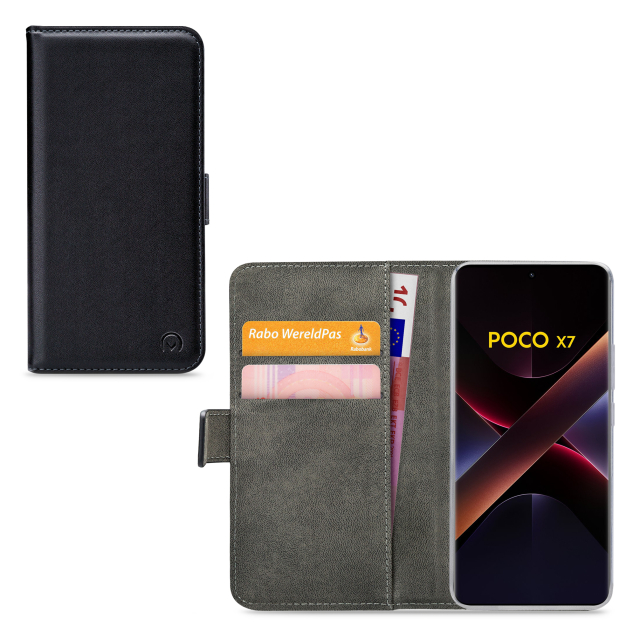 Mobilize Classic Gelly Wallet Book Case Xiaomi Poco X7 5G Black Mobilize Classic Gelly Wallet Book Case Xiaomi Poco X7 5G Black - Image 1
