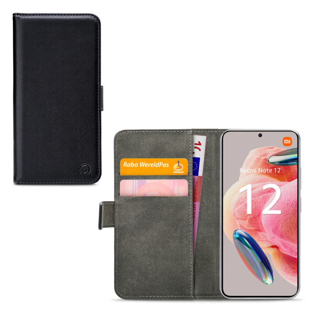Mobilize Classic Gelly Wallet Book Case Xiaomi Redmi Note 12 4G Black Mobilize Classic Gelly Wallet Book Case Xiaomi Redmi Note 12 4G Black - Image 1