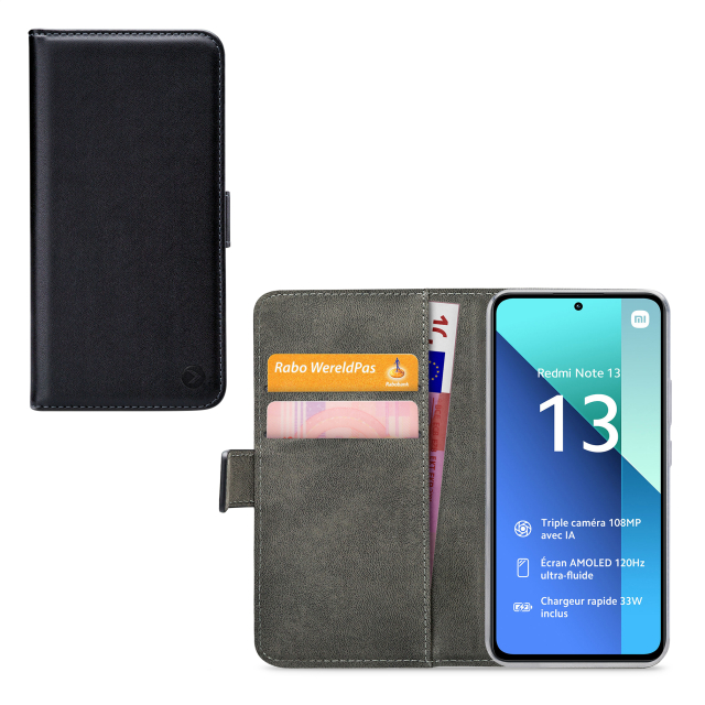 Mobilize Classic Gelly Wallet Book Case Xiaomi Redmi Note 13 4G Black Mobilize Classic Gelly Wallet Book Case Xiaomi Redmi Note 13 4G Black - Image 1