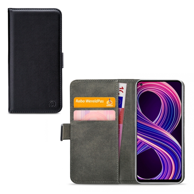 Mobilize Classic Gelly Wallet Book Case realme 8 5G/Narzo 30 5G Black Mobilize Classic Gelly Wallet Book Case realme 8 5G/Narzo 30 5G Black - Image 1