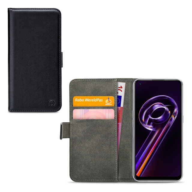 Mobilize Classic Gelly Wallet Book Case realme 9 4G/9 Pro+ Black Mobilize Classic Gelly Wallet Book Case realme 9 4G/9 Pro+ Black - Image 1