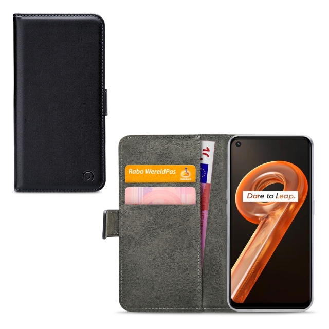 Mobilize Classic Gelly Wallet Book Case realme 9i Black Mobilize Classic Gelly Wallet Book Case realme 9i Black - Image 1