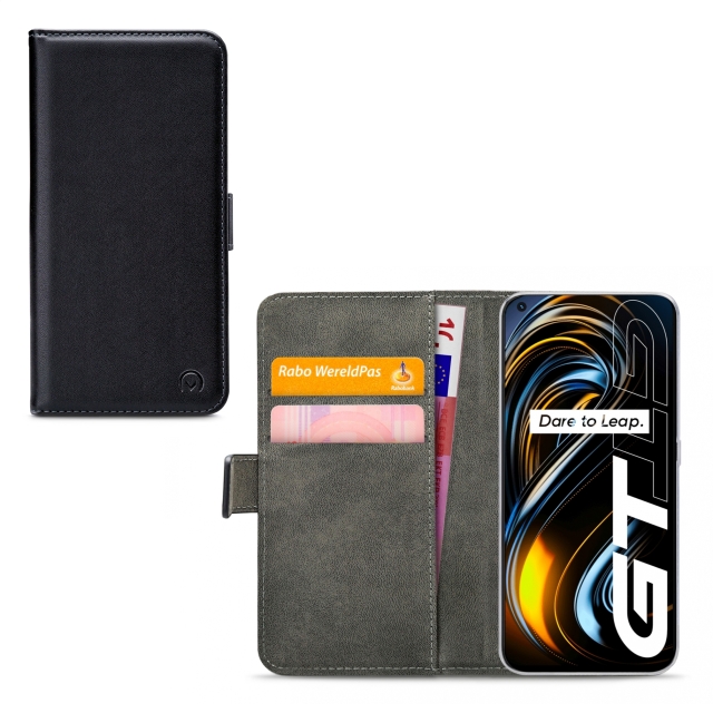 Mobilize Classic Gelly Wallet Book Case realme GT 5G Black Mobilize Classic Gelly Wallet Book Case realme GT 5G Black - Image 1