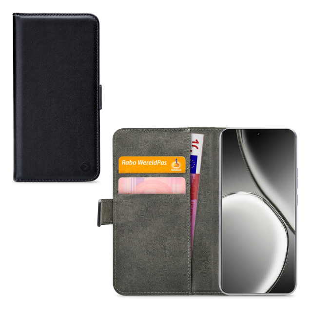 Mobilize Classic Gelly Wallet Book Case realme GT 6/GT 6T Black Mobilize Classic Gelly Wallet Book Case realme GT 6/GT 6T Black - Image 1