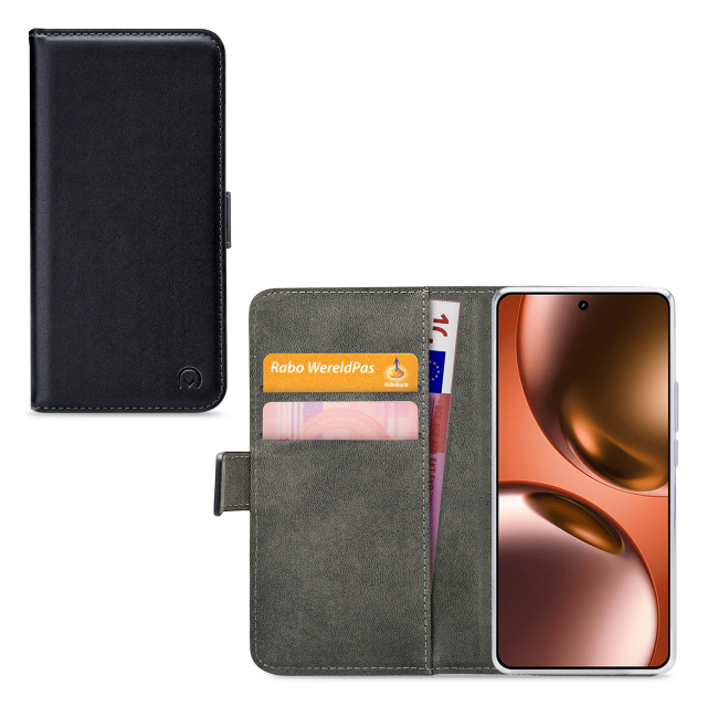 Mobilize Classic Gelly Wallet Book Case realme GT 7/GT 7T Black Mobilize Classic Gelly Wallet Book Case realme GT 7/GT 7T Black - Image 1