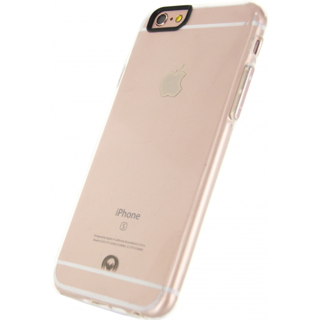 Mobilize Deluxe Gelly Case Apple iPhone 6/6S Clear Rose Gold Button Mobilize Deluxe Gelly Case Apple iPhone 6/6S Clear Rose Gold Button - Image 1