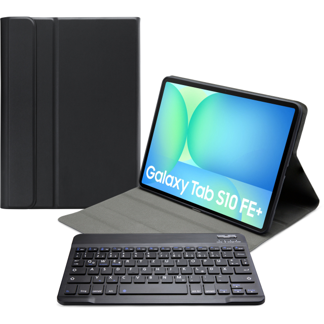 Mobilize Detachable Bluetooth Keyboard Case Samsung Galaxy Tab S10 FE+ 13.1 Black QWERTZ Mobilize Detachable Bluetooth Keyboard Case Samsung Galaxy Tab S10 FE+ 13.1 Black QWERTZ - Image 1