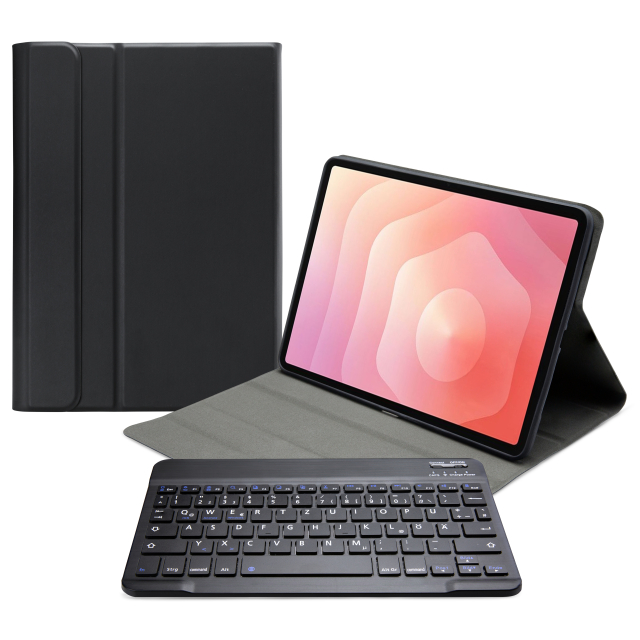 Mobilize Detachable Bluetooth Keyboard Case Samsung Galaxy Tab S11 Black QWERTZ Mobilize Detachable Bluetooth Keyboard Case Samsung Galaxy Tab S11 Black QWERTZ - Image 1