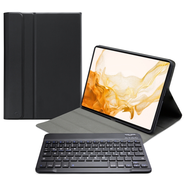Mobilize Detachable Bluetooth Keyboard Case Samsung Galaxy Tab S7/S8 11 Black QWERTZ Mobilize Detachable Bluetooth Keyboard Case Samsung Galaxy Tab S7/S8 11 Black QWERTZ - Image 1