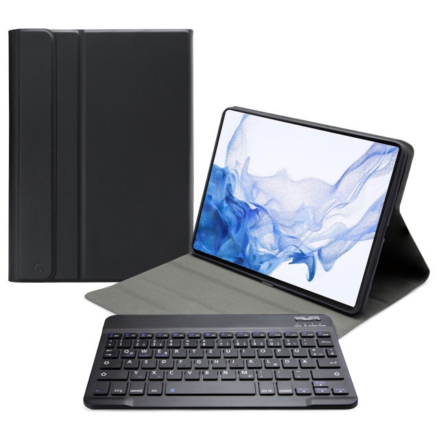 Mobilize Detachable Bluetooth Keyboard Case Samsung Galaxy Tab S7+/S8+ 12.4 Black QWERTZ Mobilize Detachable Bluetooth Keyboard Case Samsung Galaxy Tab S7+/S8+ 12.4 Black QWERTZ - Image 1