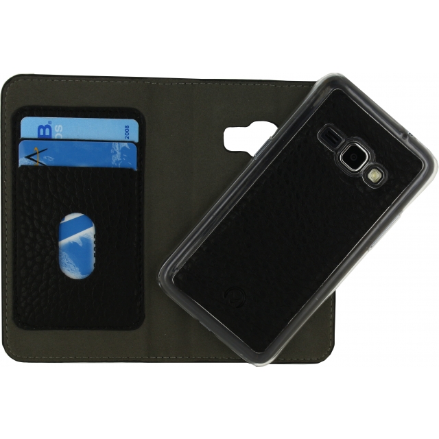 Mobilize Detachable Wallet Book Case Samsung Galaxy J1 2016 Black Mobilize Detachable Wallet Book Case Samsung Galaxy J1 2016 Black - Image 1