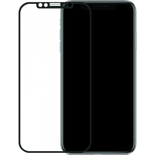 Mobilize Edge-To-Edge Glass Screen Protector Apple iPhone Xs Max/11 Pro Max Black Full Glue Mobilize Edge-To-Edge Glass Screen Protector Apple iPhone Xs Max/11 Pro Max Black Full Glue - Image 1