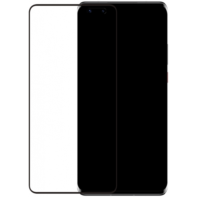 Mobilize Edge-To-Edge Glass Screen Protector Huawei Mate 40 Pro Black Edge Glue Mobilize Edge-To-Edge Glass Screen Protector Huawei Mate 40 Pro Black Edge Glue - Image 1