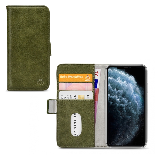 Mobilize Elite Gelly Wallet Book Case Apple iPhone 11 Pro Green Mobilize Elite Gelly Wallet Book Case Apple iPhone 11 Pro Green - Image 1