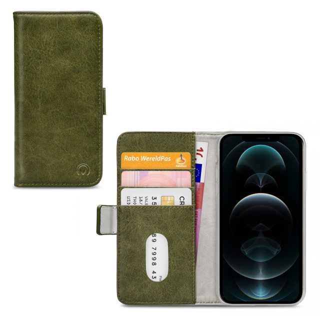 Mobilize Elite Gelly Wallet Book Case Apple iPhone 12 Pro Max Green Mobilize Elite Gelly Wallet Book Case Apple iPhone 12 Pro Max Green - Image 1