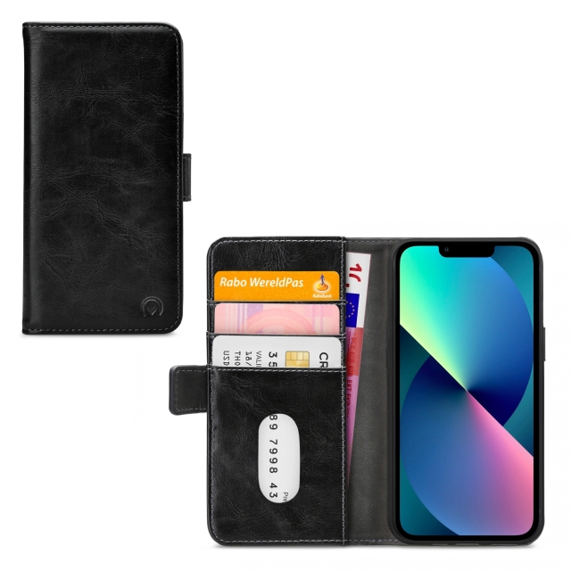 Mobilize Elite Gelly Wallet Book Case Apple iPhone 13 Black Mobilize Elite Gelly Wallet Book Case Apple iPhone 13 Black - Image 1