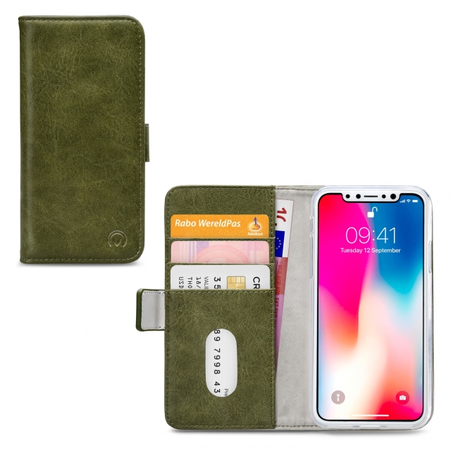 Mobilize Elite Gelly Wallet Book Case Apple iPhone Xs Max Green Mobilize Elite Gelly Wallet Book Case Apple iPhone Xs Max Green - Image 1