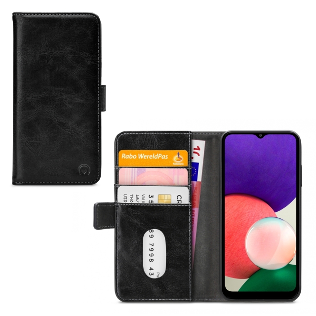 Mobilize Elite Gelly Wallet Book Case Samsung Galaxy A22 5G Black Mobilize Elite Gelly Wallet Book Case Samsung Galaxy A22 5G Black - Image 1