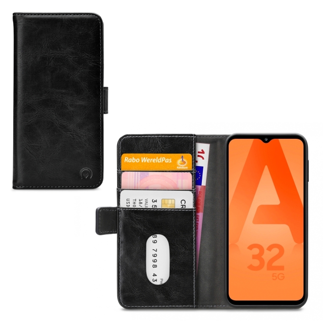 Mobilize Elite Gelly Wallet Book Case Samsung Galaxy A32 5G Black Mobilize Elite Gelly Wallet Book Case Samsung Galaxy A32 5G Black - Image 1