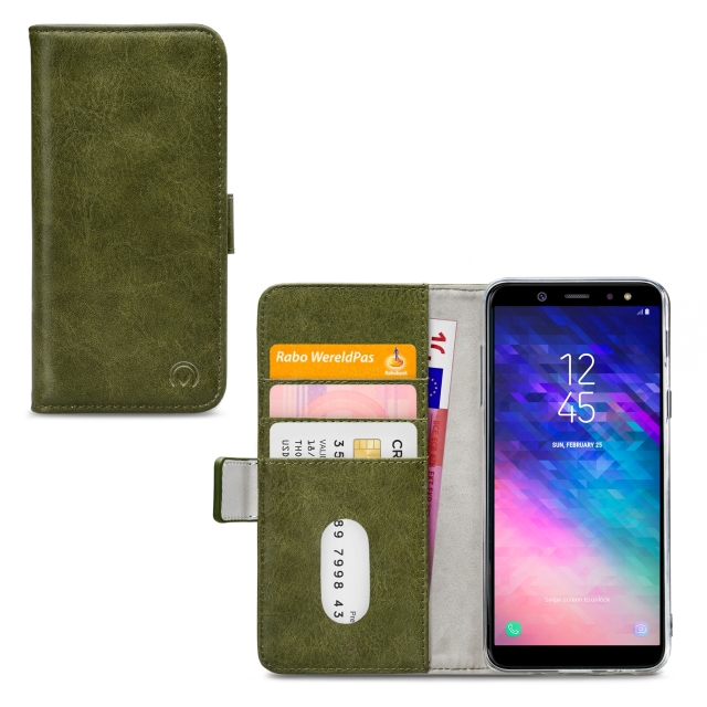 Mobilize Elite Gelly Wallet Book Case Samsung Galaxy A6+ 2018 Green Mobilize Elite Gelly Wallet Book Case Samsung Galaxy A6+ 2018 Green - Image 1