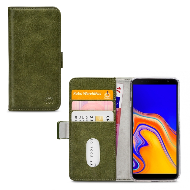 Mobilize Elite Gelly Wallet Book Case Samsung Galaxy J4+ Green Mobilize Elite Gelly Wallet Book Case Samsung Galaxy J4+ Green - Image 1
