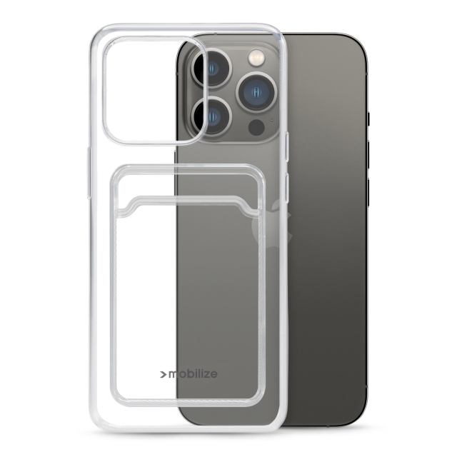 Mobilize Gelly Card Case Apple iPhone 13 Pro Clear Mobilize Gelly Card Case Apple iPhone 13 Pro Clear - Image 1