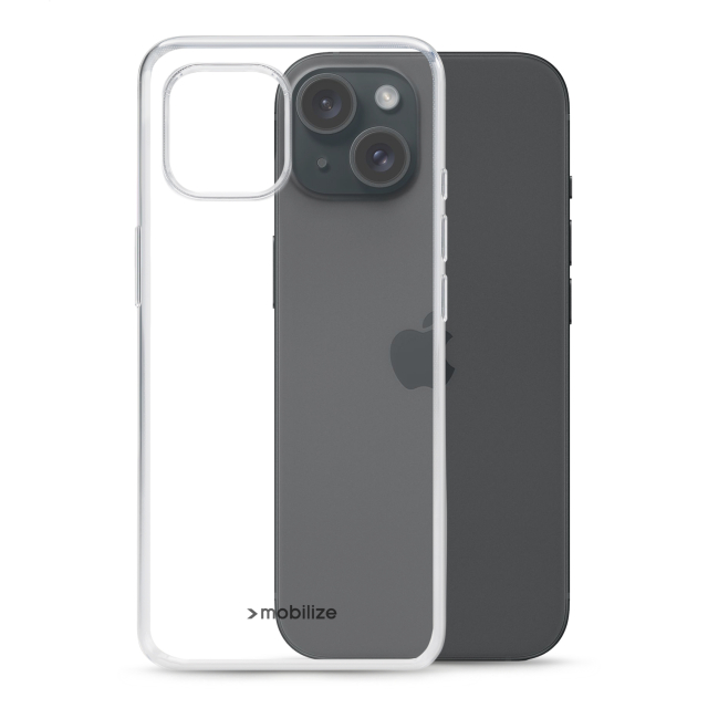 Mobilize Gelly Case Apple iPhone 15 Clear Mobilize Gelly Case Apple iPhone 15 Clear - Image 1