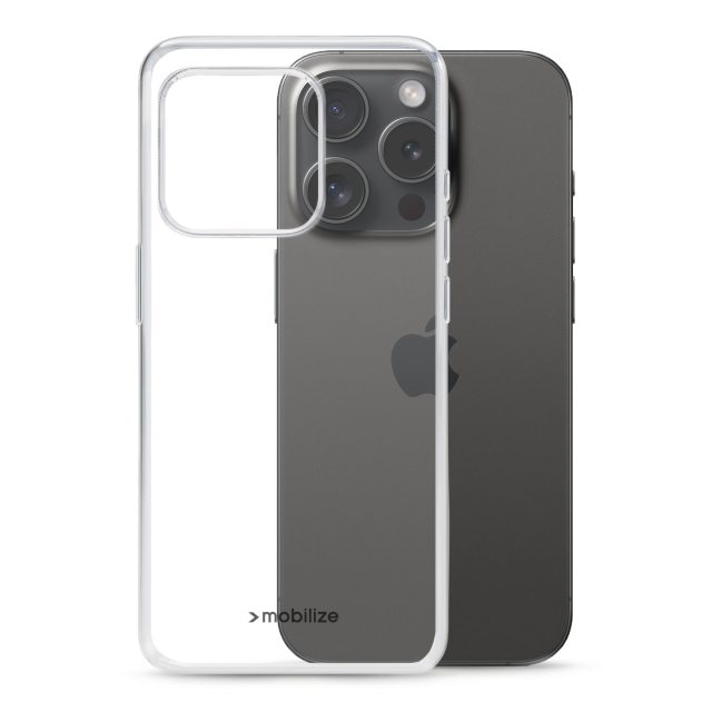 Mobilize Gelly Case Apple iPhone 15 Pro Clear Mobilize Gelly Case Apple iPhone 15 Pro Clear - Image 1