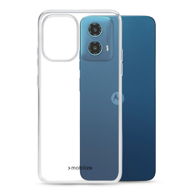 Mobilize Gelly Case Motorola Moto G34 Clear Mobilize Gelly Case Motorola Moto G34 Clear - Image 1