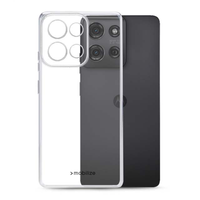 Mobilize Gelly Case Motorola Moto G75 5G Clear Mobilize Gelly Case Motorola Moto G75 5G Clear - Image 1
