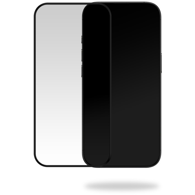 Mobilize Glass Screen Protector - Black Frame - Apple iPhone 16 Pro Mobilize Glass Screen Protector - Black Frame - Apple iPhone 16 Pro - Image 1