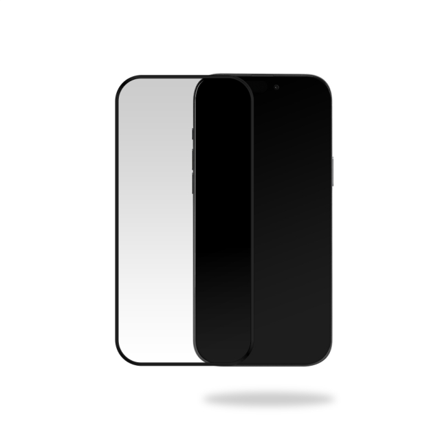 Mobilize Glass Screen Protector - Black Frame - Apple iPhone Air Mobilize Glass Screen Protector - Black Frame - Apple iPhone Air - Image 1