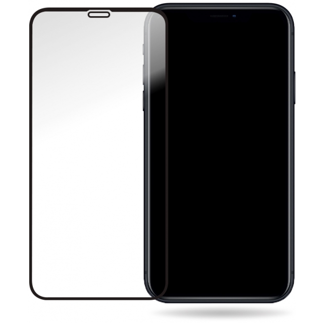 Mobilize Glass Screen Protector - Black Frame - Apple iPhone XR/11 Mobilize Glass Screen Protector - Black Frame - Apple iPhone XR/11 - Image 1