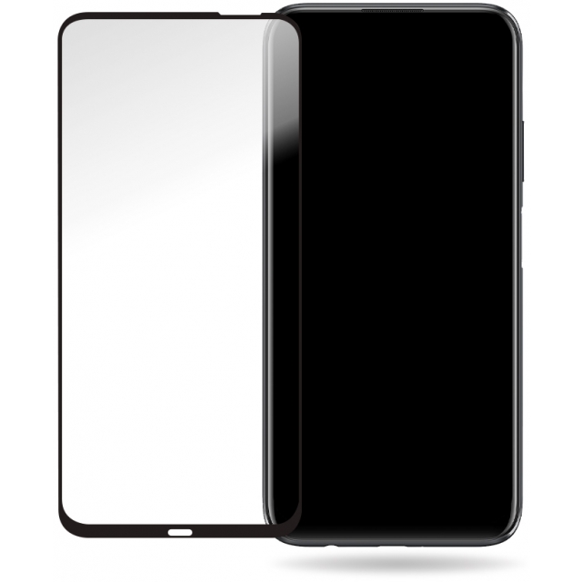 Mobilize Glass Screen Protector - Black Frame - Huawei P40 Lite Mobilize Glass Screen Protector - Black Frame - Huawei P40 Lite - Image 1