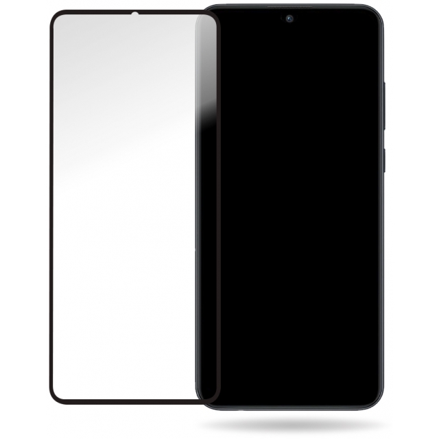 Mobilize Glass Screen Protector - Black Frame - Huawei Y6p Mobilize Glass Screen Protector - Black Frame - Huawei Y6p - Image 1