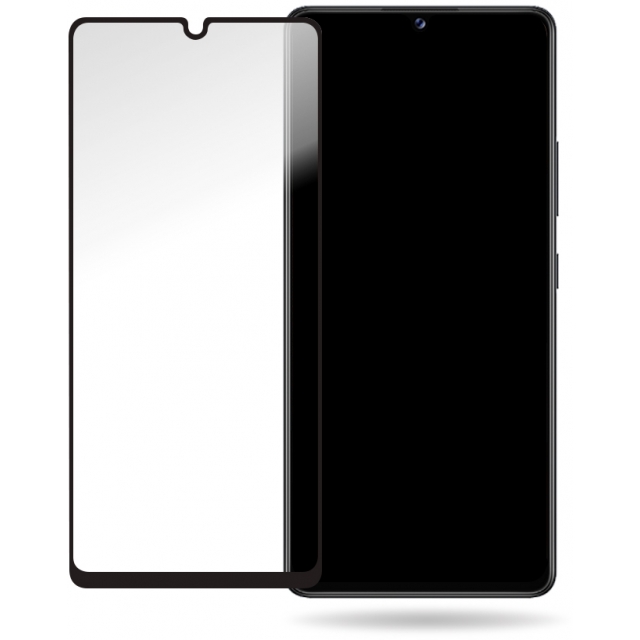 Mobilize Glass Screen Protector - Black Frame - Samsung Galaxy A42 5G Mobilize Glass Screen Protector - Black Frame - Samsung Galaxy A42 5G - Image 1