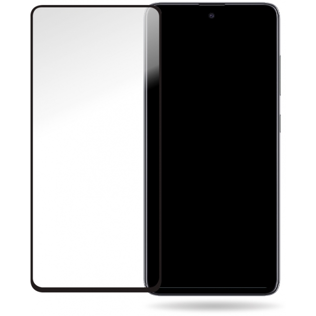 Mobilize Glass Screen Protector - Black Frame - Samsung Galaxy A71 Mobilize Glass Screen Protector - Black Frame - Samsung Galaxy A71 - Image 1