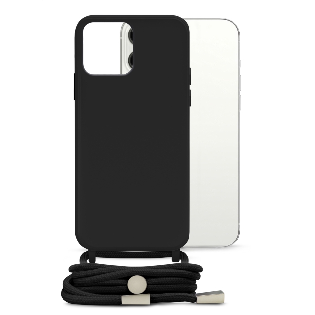 Mobilize Lanyard Gelly Case for Apple iPhone 13 Pro Max Black Mobilize Lanyard Gelly Case for Apple iPhone 13 Pro Max Black - Image 1