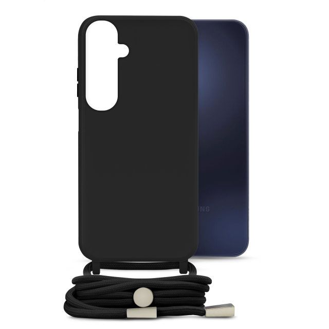 Mobilize Lanyard Gelly Case for Samsung Galaxy A15 4G/5G Black Mobilize Lanyard Gelly Case for Samsung Galaxy A15 4G/5G Black - Image 1
