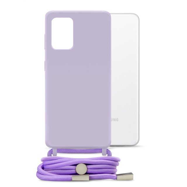 Mobilize Lanyard Gelly Case for Samsung Galaxy A32 5G Pastel Purple Mobilize Lanyard Gelly Case for Samsung Galaxy A32 5G Pastel Purple - Image 1